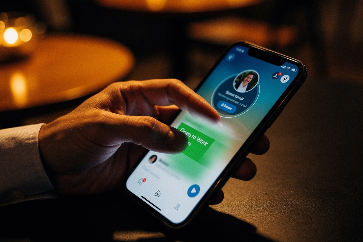 Comment enlever le badge Open to Work sur LinkedIn