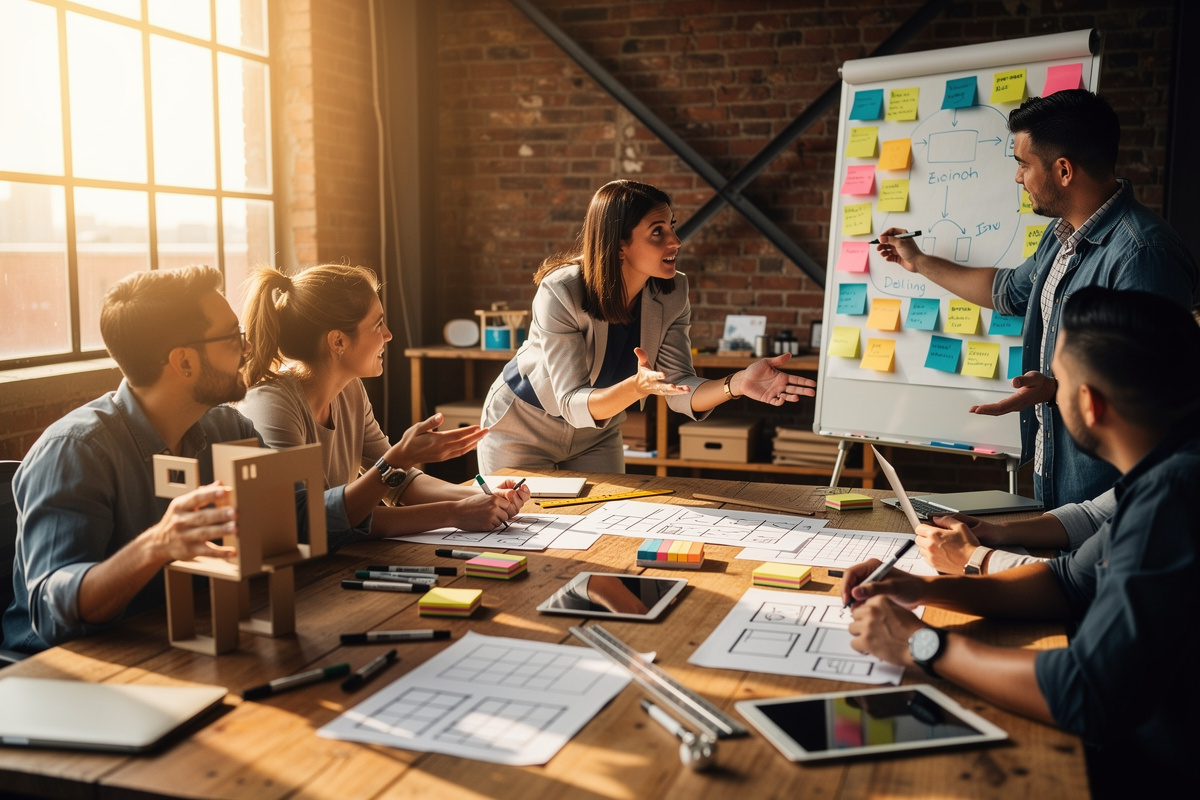 Design thinking : les 5 étapes clés pour innover