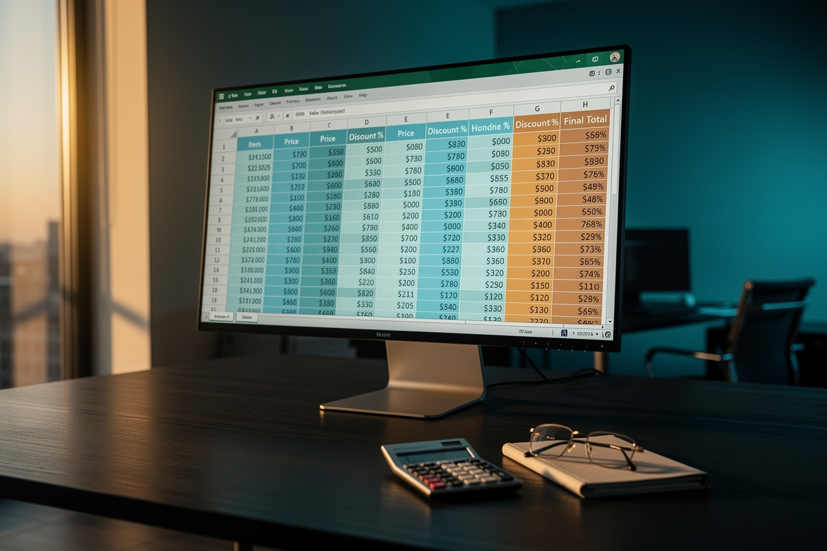 Comment calculer une remise en cascade sur Excel ?